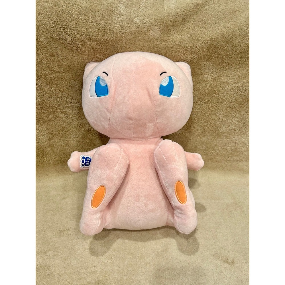 BAB Build A Bear Pokémon Mew Pink Plush Toy Retired Rare No Sounds